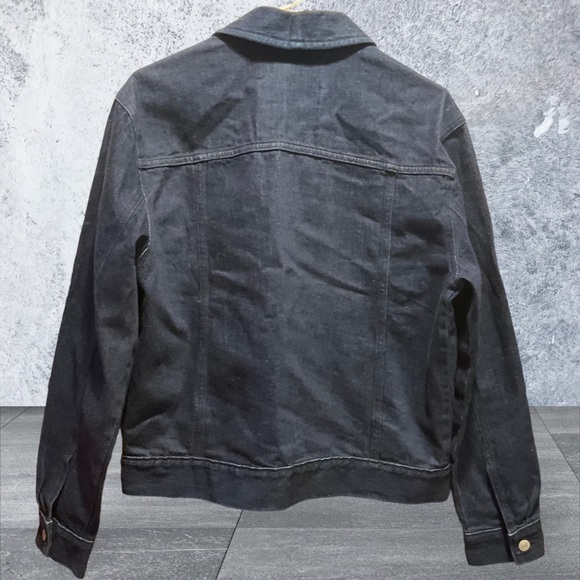 ** Calvin Klein UNISEX Indigo Blue Denim Jean Jacket - Picture 3 of 7